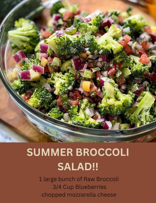 SUMMER BROCCOLI SALAD!!