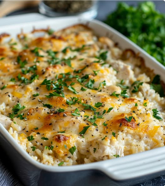 Creamy Chicken Rice Casserole