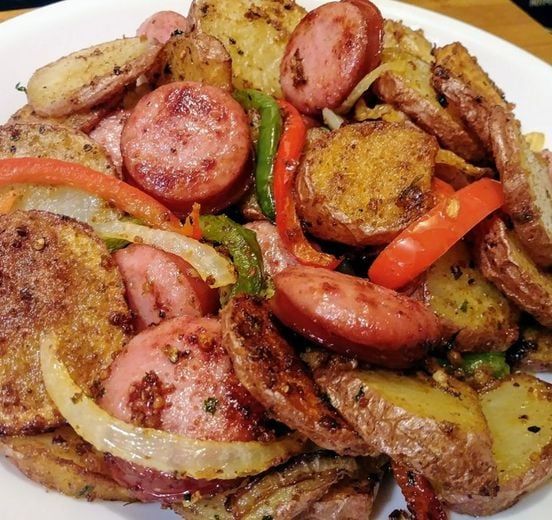 Smoked Sausage and Potato Skillet