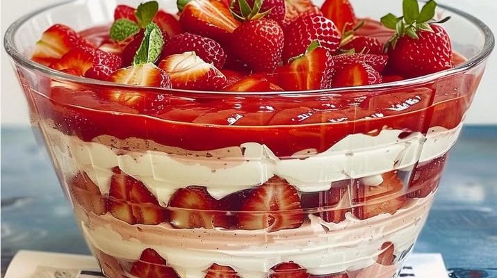 Strawberry Cheesecake Trifle