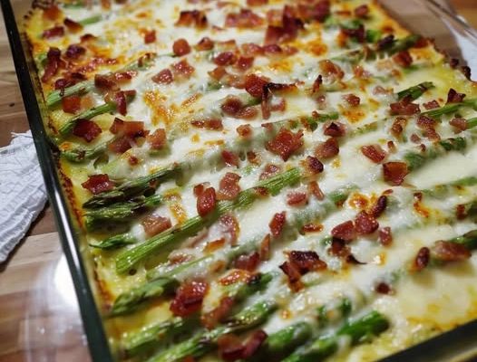 Cheesy Asparagus Casserole