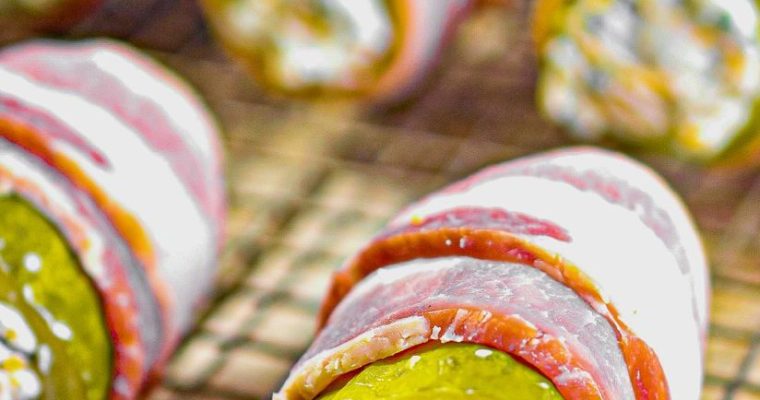 Bacon Wrapped Pickles