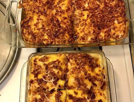 Cheesy Loaded Meatloaf Casserole