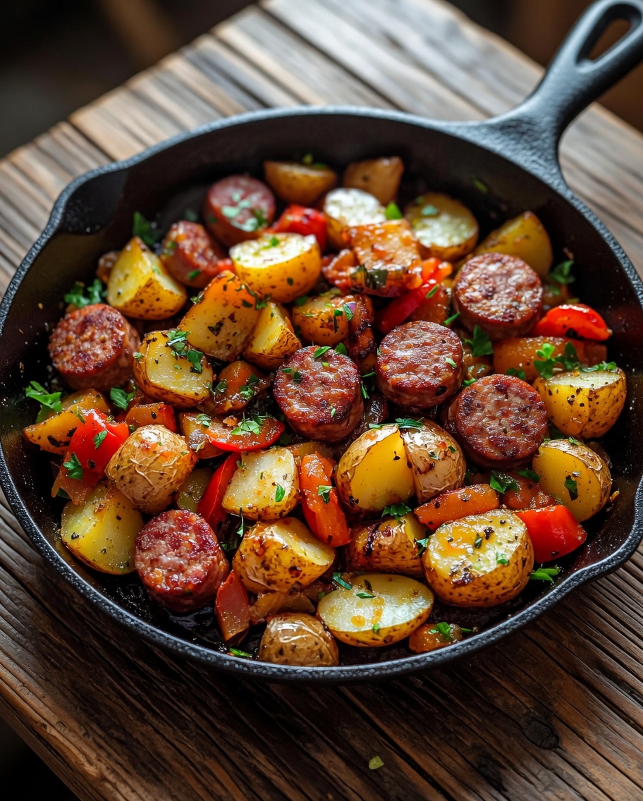 Smoked Sausage and Potato Skillet