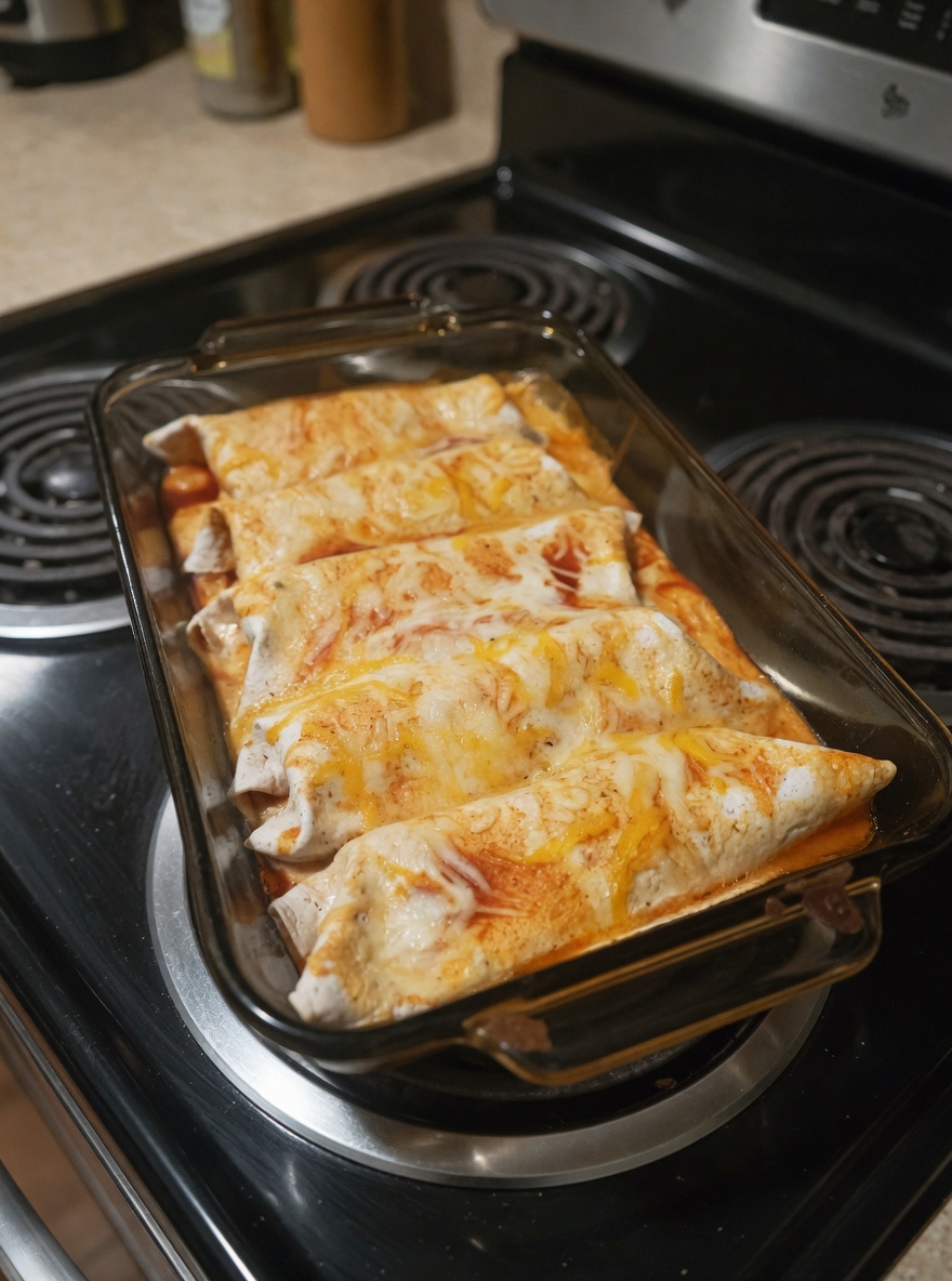 The Easiest Chicken Enchiladas