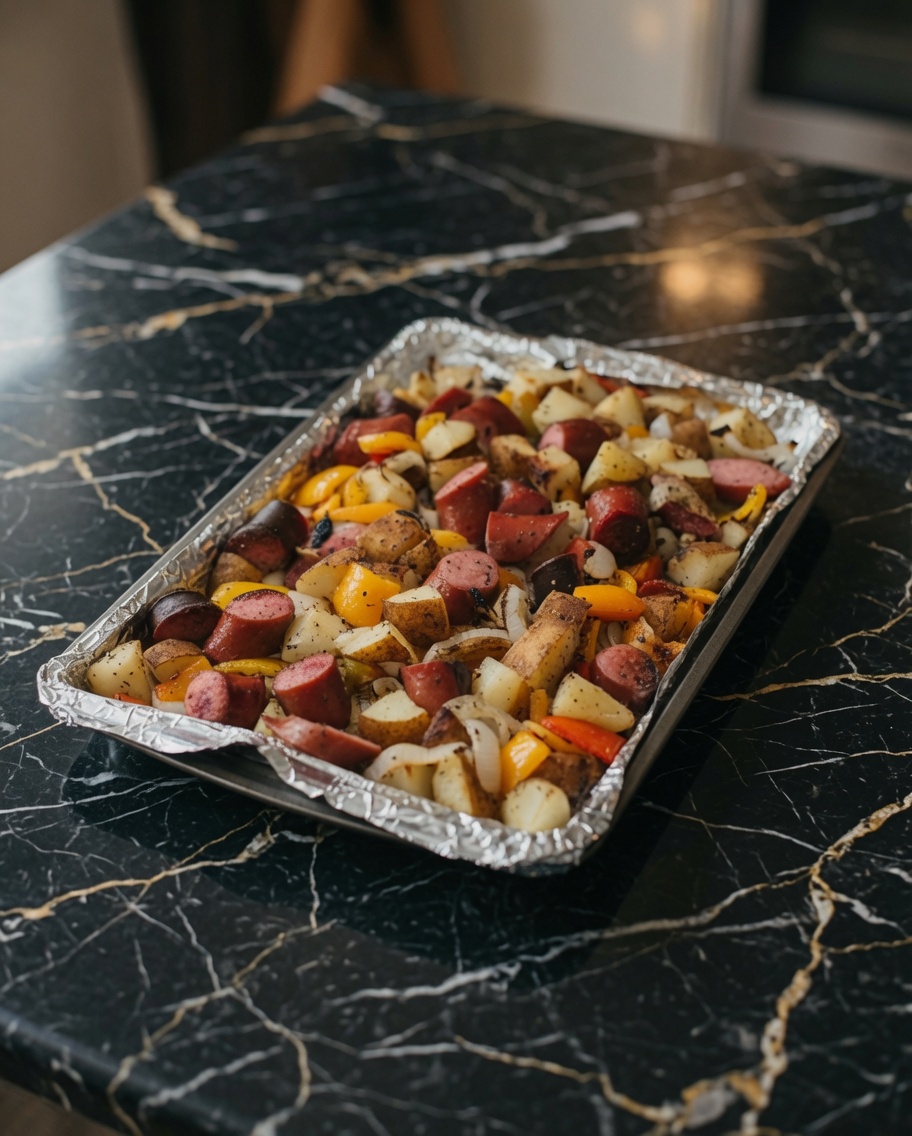 Oven Roasted Sausage and Potatoes