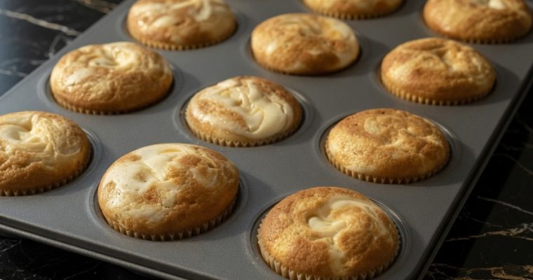 Pumpkin Cream Cheese Swirl Muffins