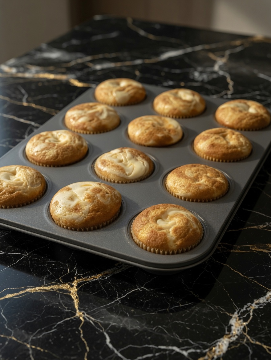 Pumpkin Cream Cheese Swirl Muffins