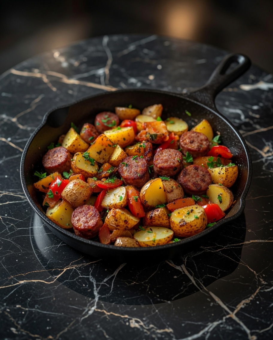 Smoked Sausage and Potato Skillet