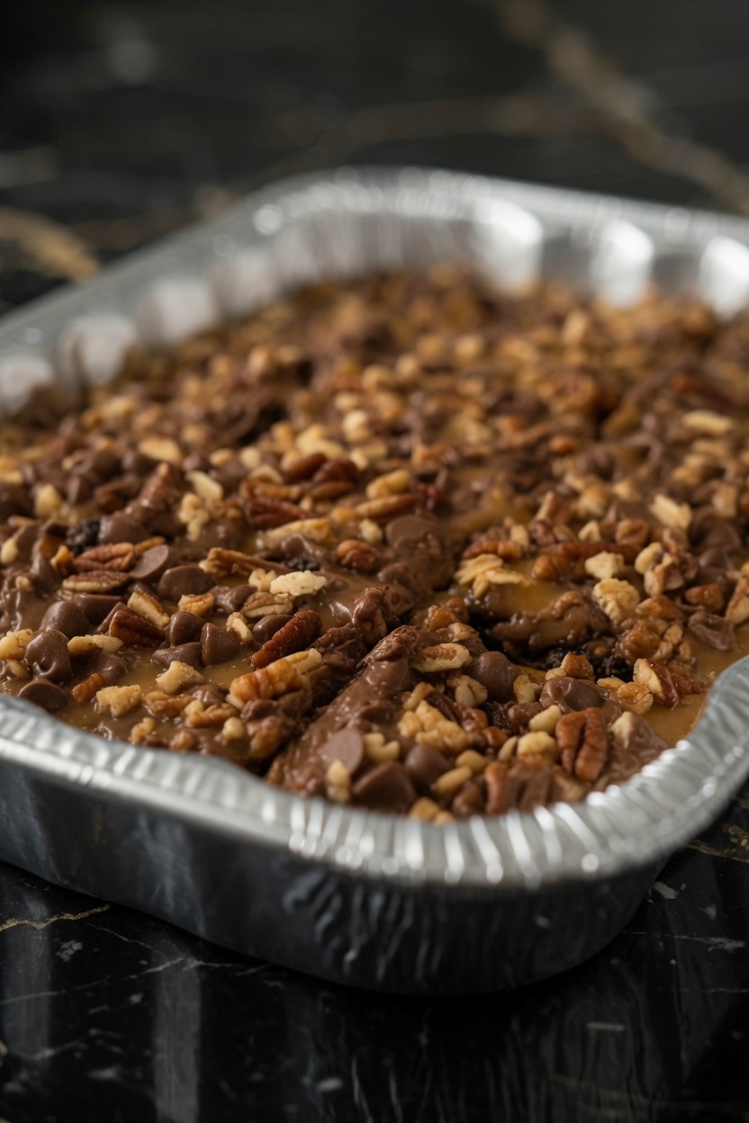 Turtle Caramel Cake