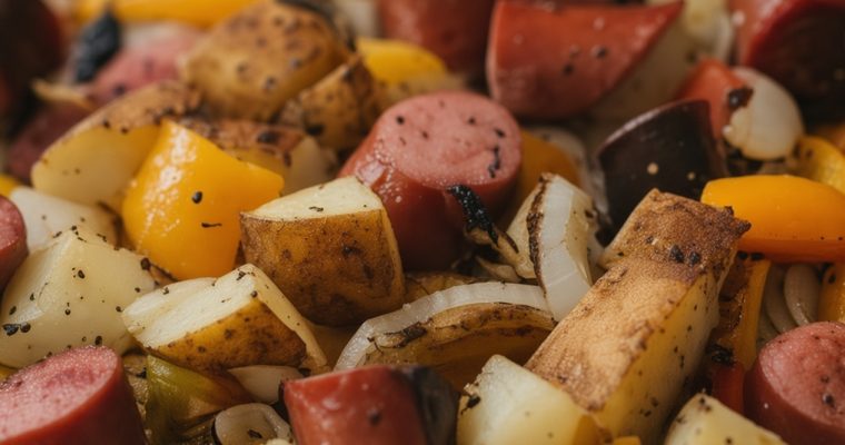 Oven Roasted Sausage and Potatoes