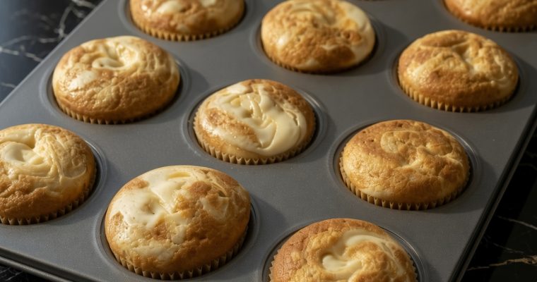 Pumpkin Cream Cheese Swirl Muffins