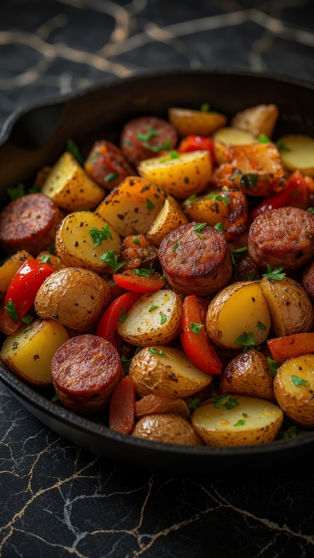 Smoked Sausage and Potato Skillet