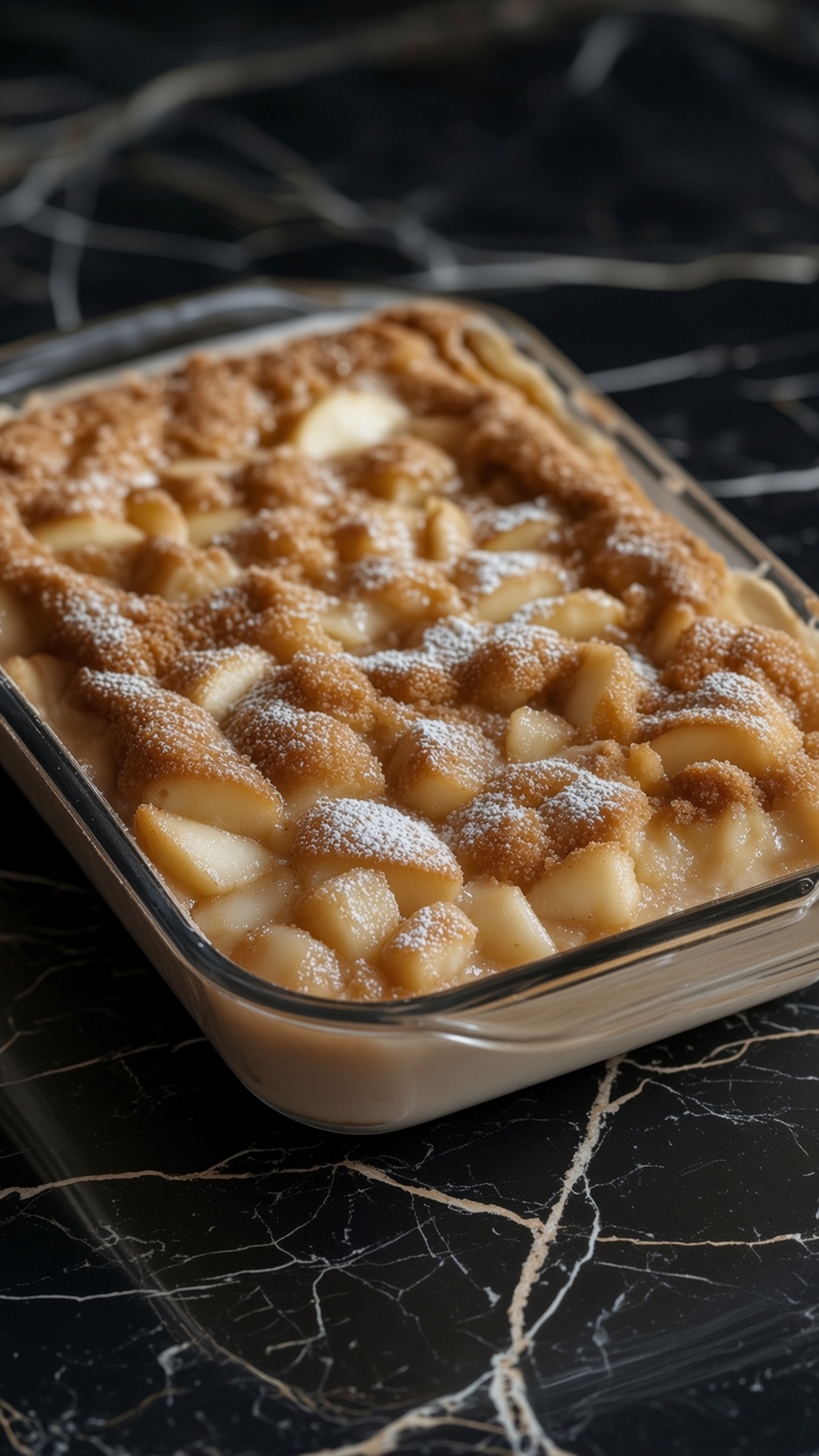 THREE INGREDIENT APPLE PIE CAKE
