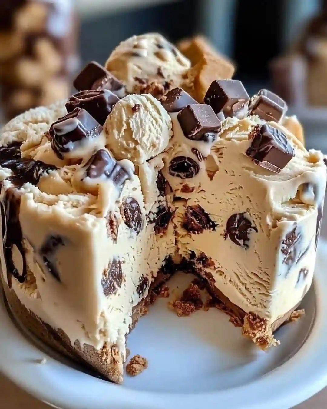 Cookie Dough Snickers & Reese’s Ice Cream