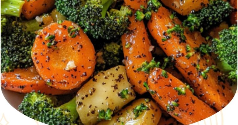 Roasted Broccoli and Carrots