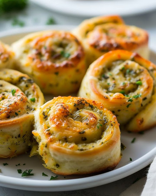 Low-Carb Pesto Chicken Pinwheels