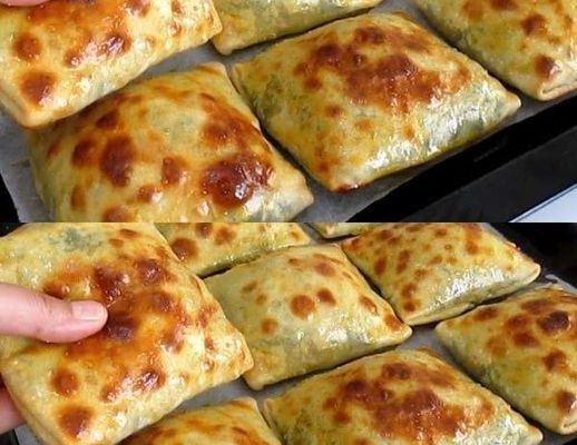 Stuffed Pastry with Spinach