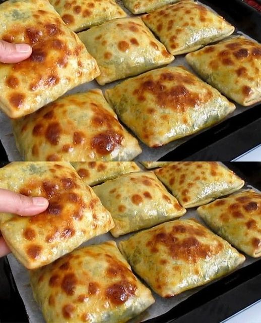 Stuffed Pastry with Spinach