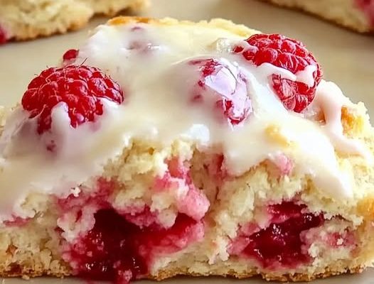 Lemon Raspberry Scones