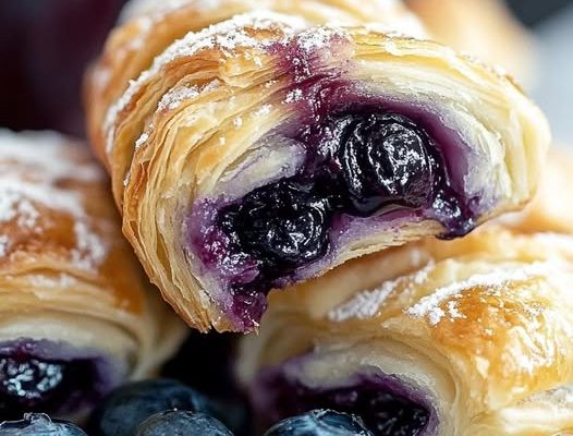 BLUEBERRY CREAM CHEESE PUFF PASTRY