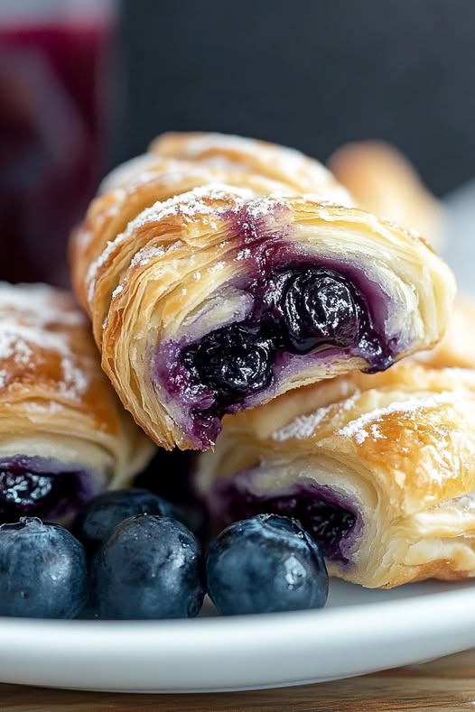 BLUEBERRY CREAM CHEESE PUFF PASTRY