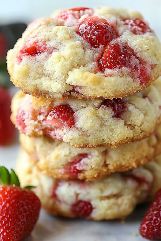 Strawberry Shortcake Cookies