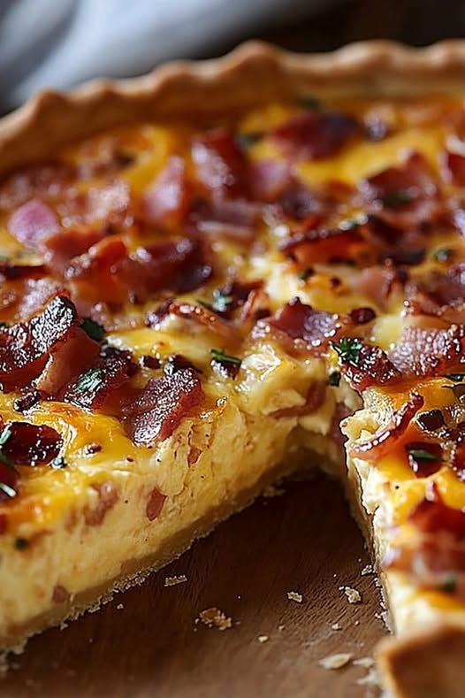 Bacon and Cheese Quiche