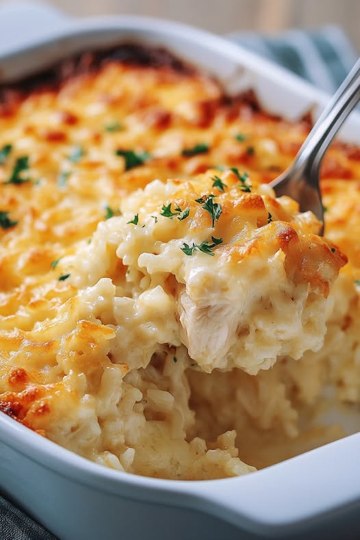 Angel Chicken Rice Casserole