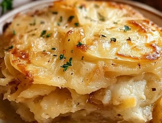 French Onion Potato Bake