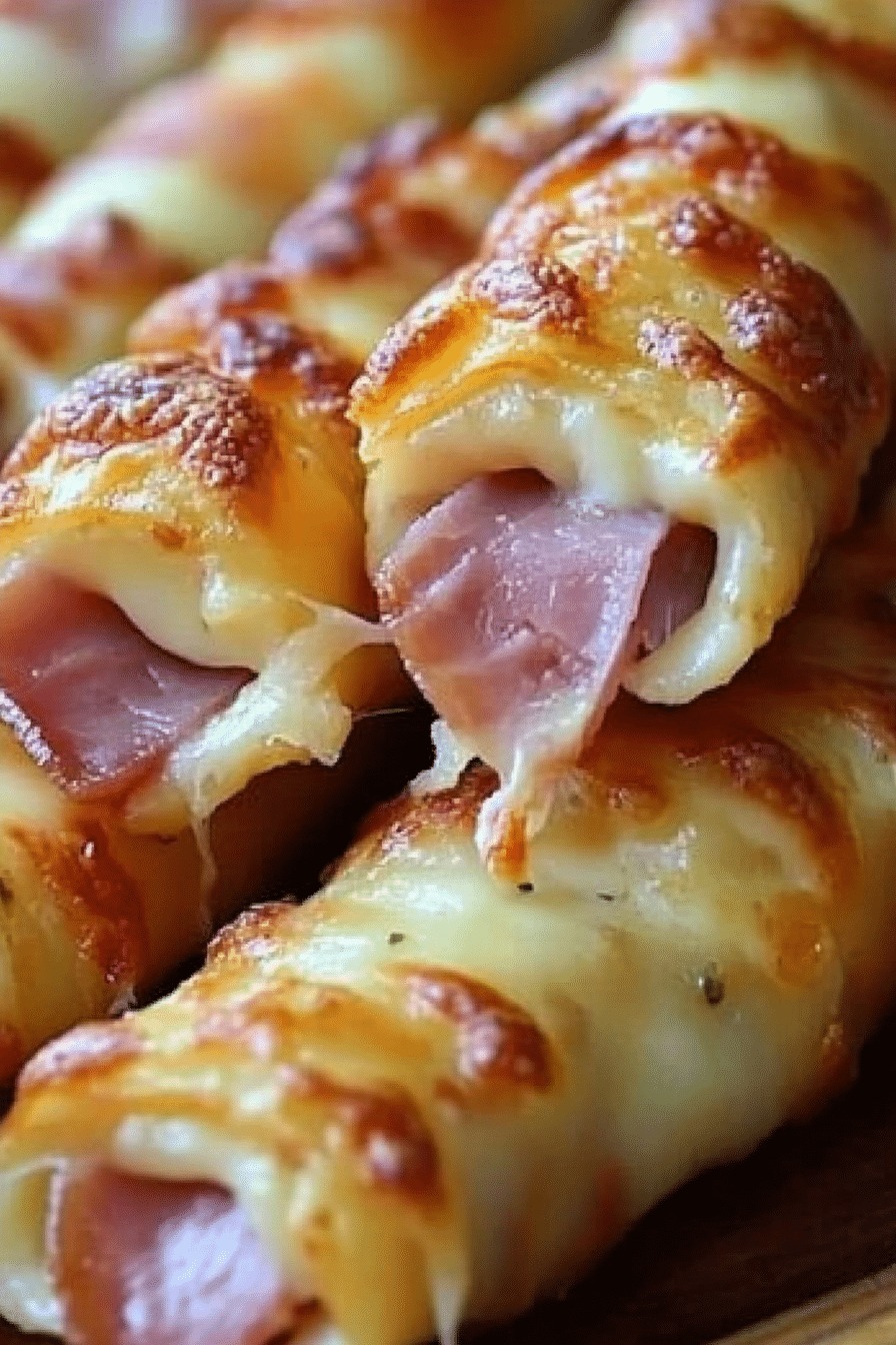 Delicious Ham and Cheese Sticks