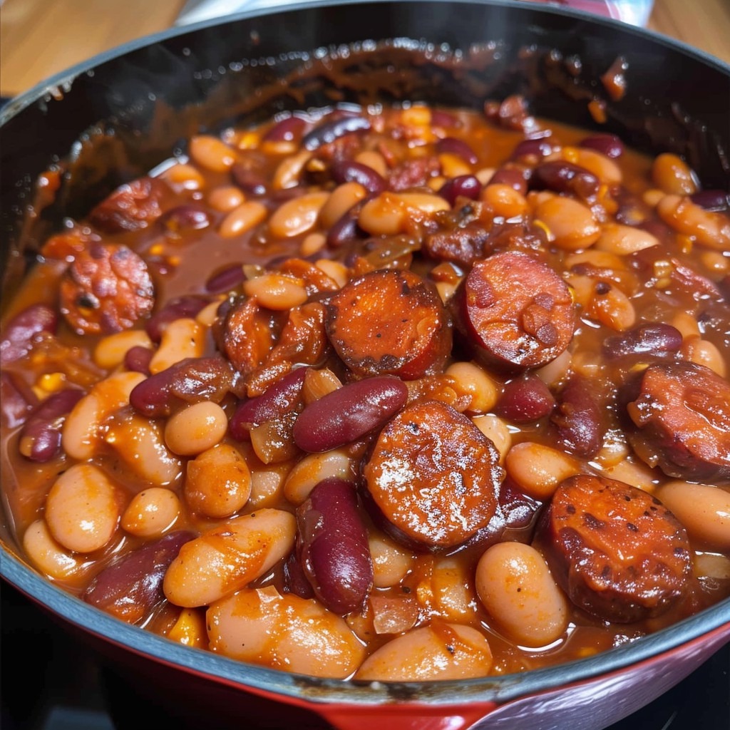 Kielbasa Baked Beans