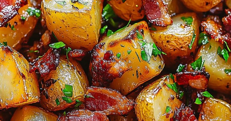 Honey Bacon Roasted Potatoes