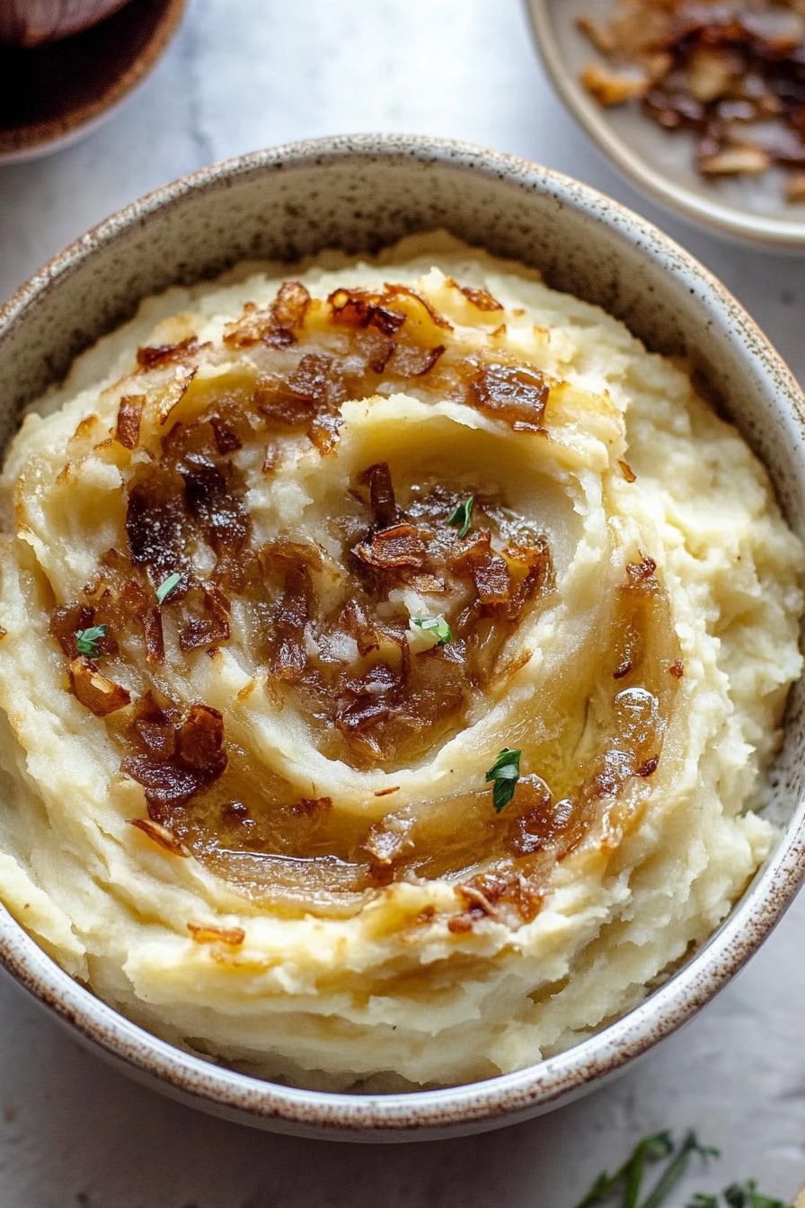 French Onion Mashed Potatoes