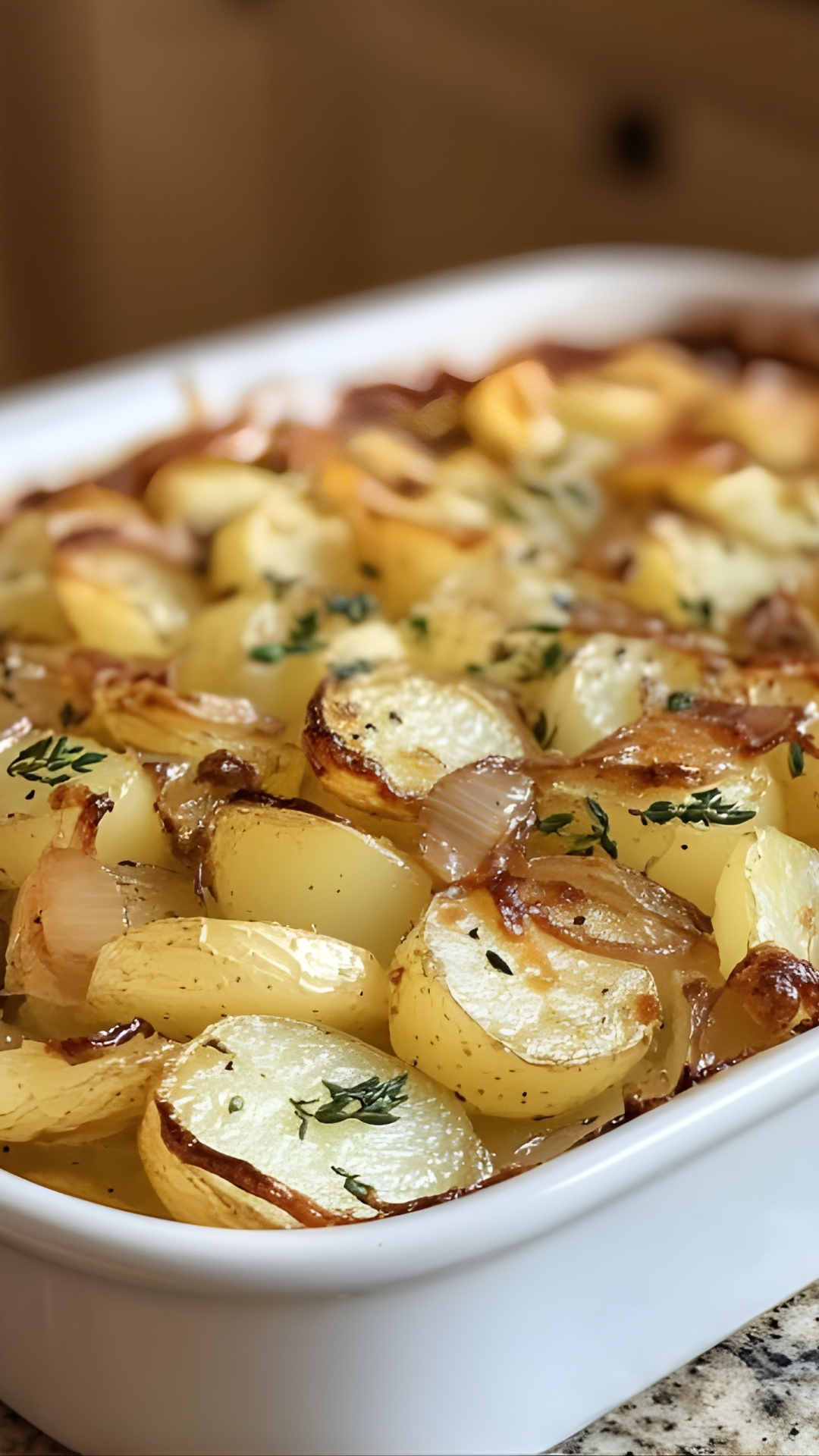 French Onion Potato Bake