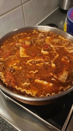 One Pot Lasagna Soup