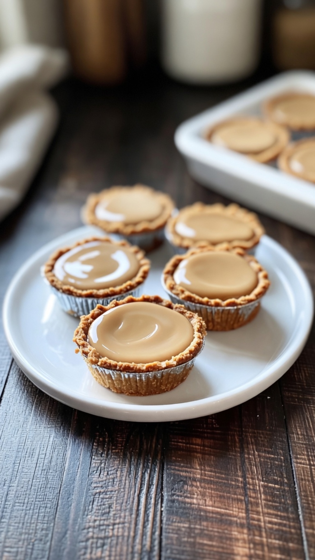 Mini Peanut Butter Cream Pies
