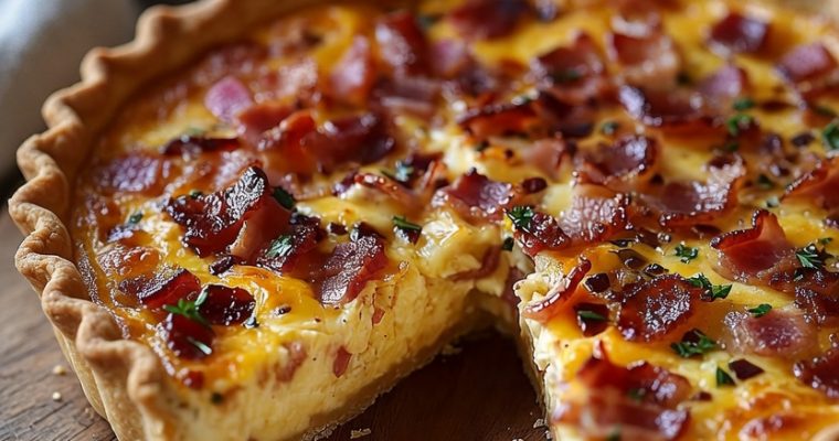 Bacon and Cheese Quiche