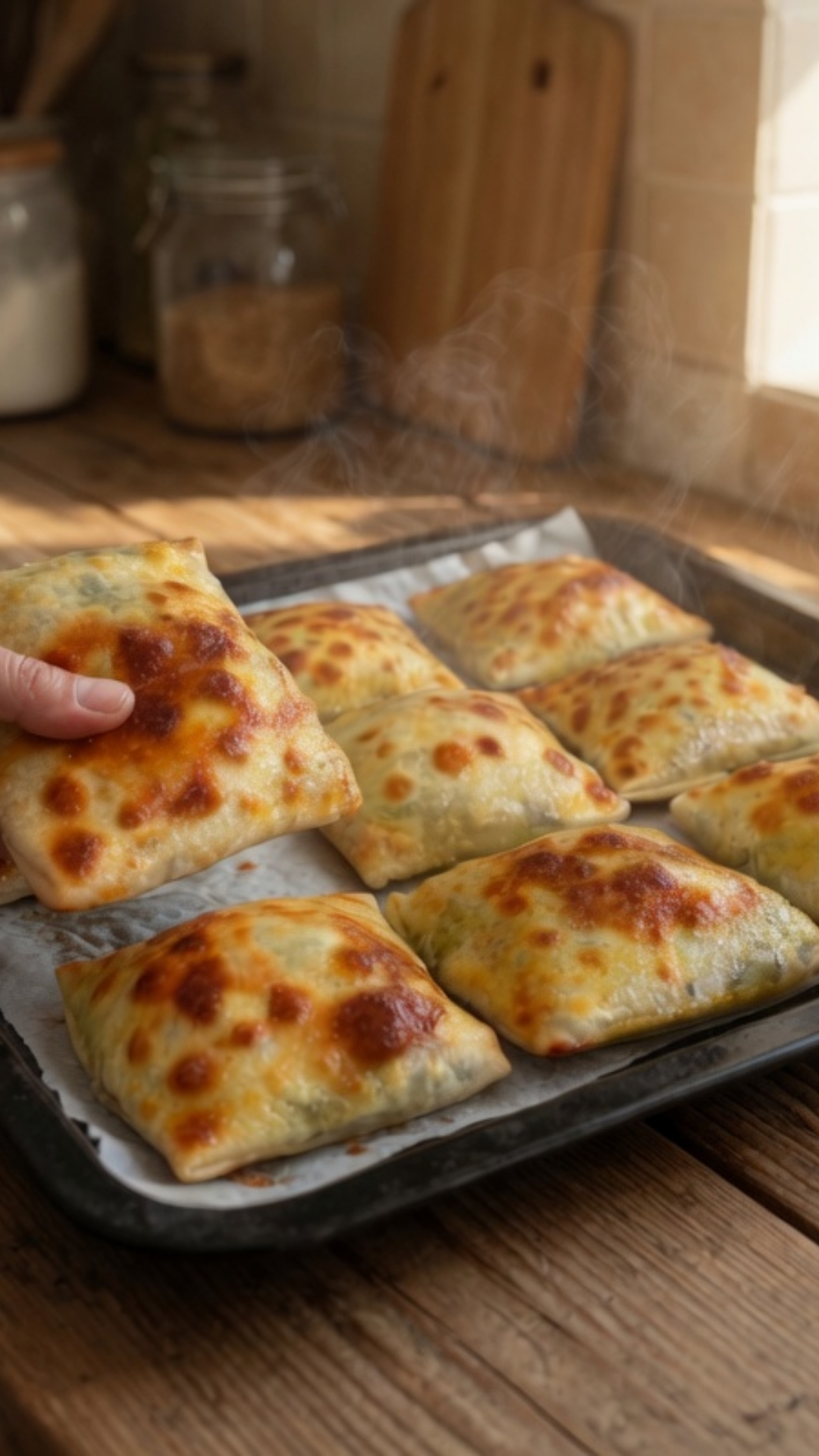 Stuffed Pastry with Spinach