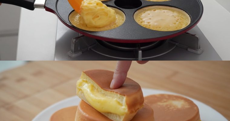 Homemade Custard Cream Pancakes