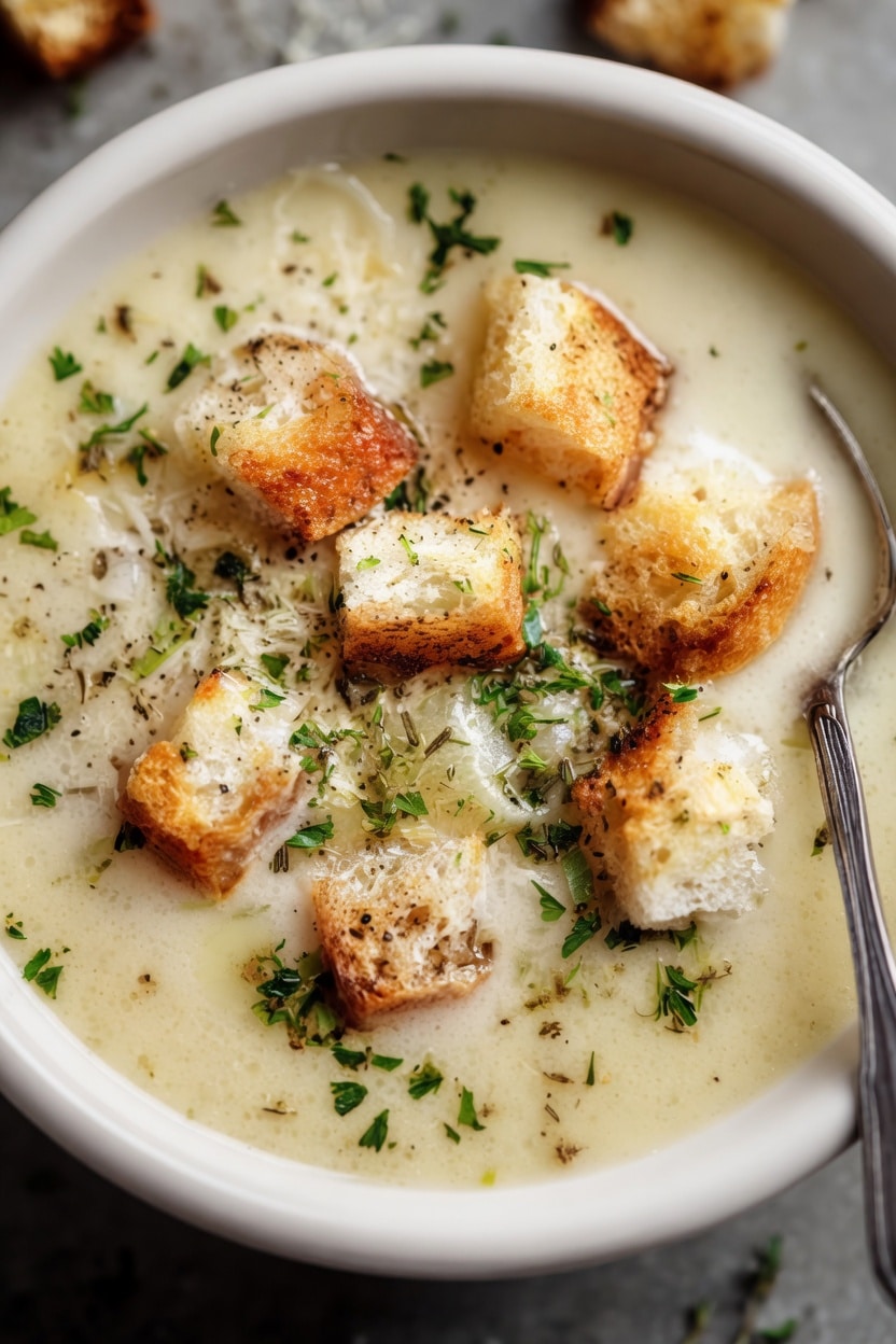 Country French Garlic Soup
