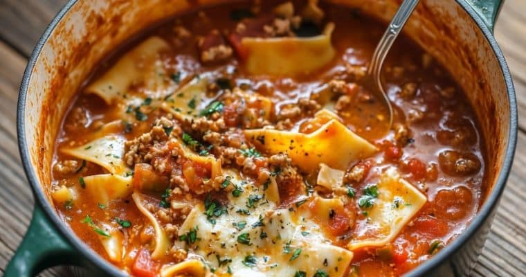 Lasagna Soup