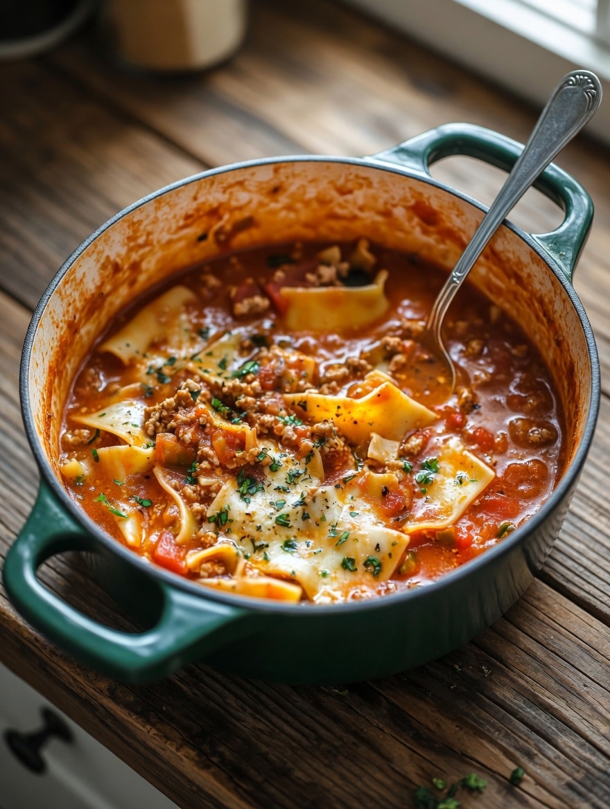 Lasagna Soup