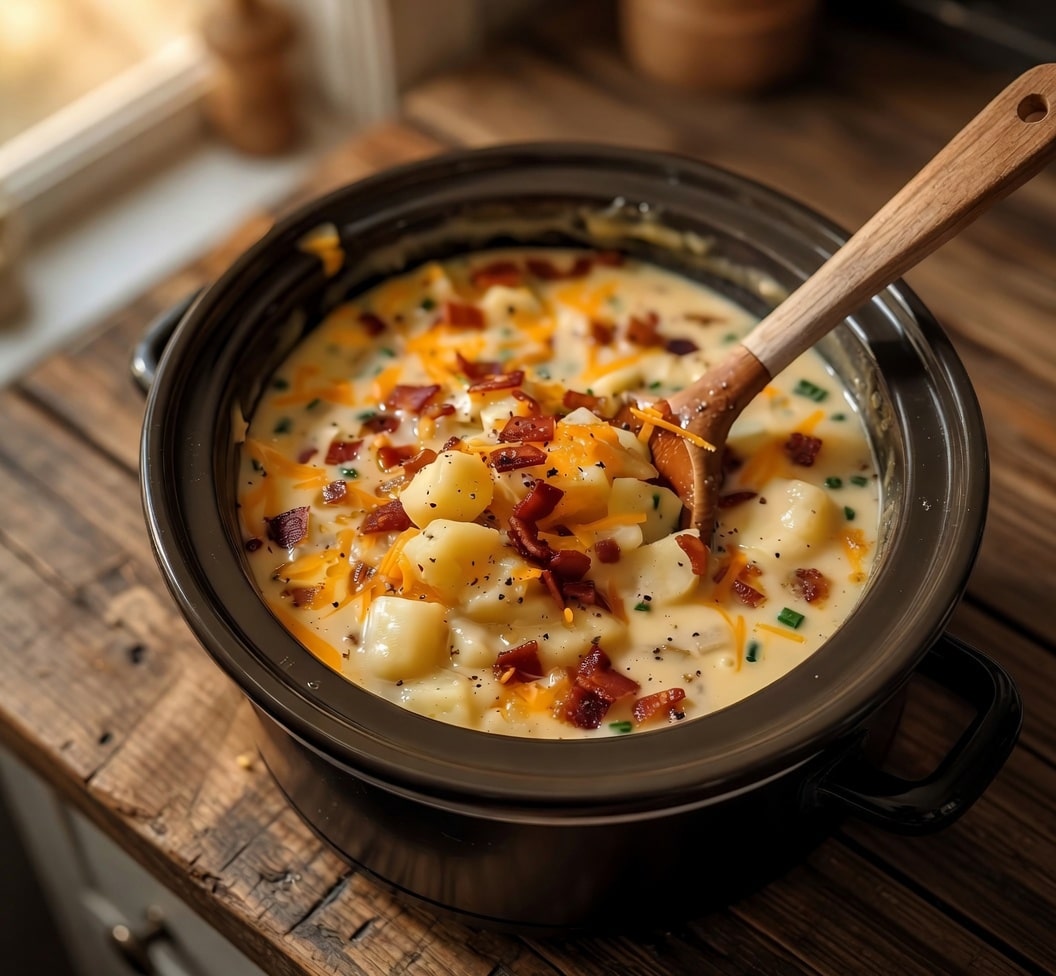 Crock Pot Crack Potato Soup