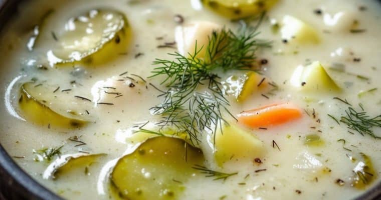 Creamy Dill Pickle Soup
