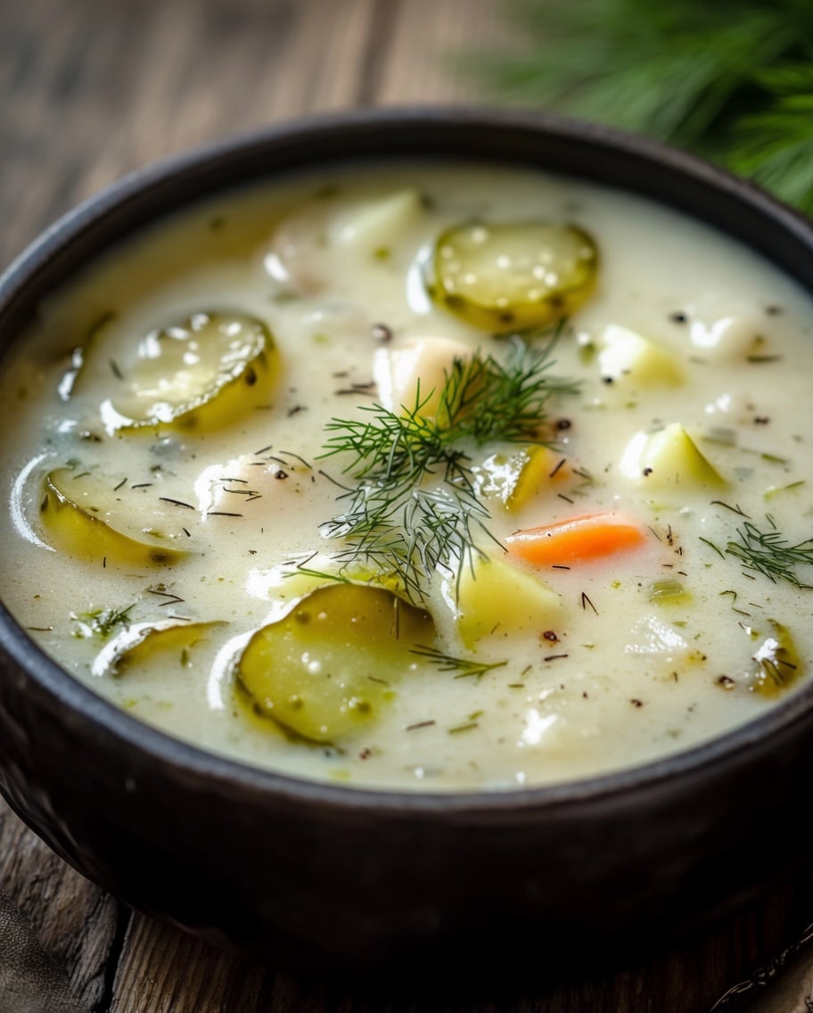Creamy Dill Pickle Soup