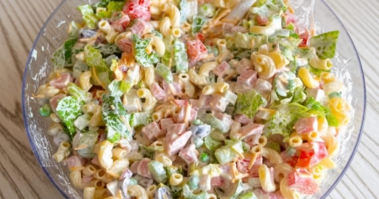 Homestyle Layered Pasta Salad