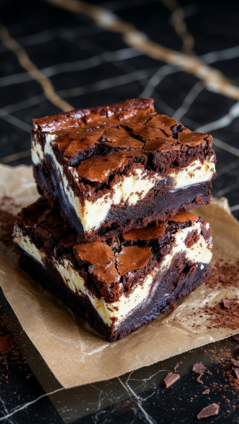 Cheesecake Brownies