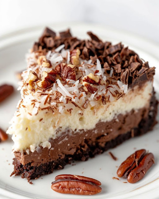 German Chocolate Cheesecake