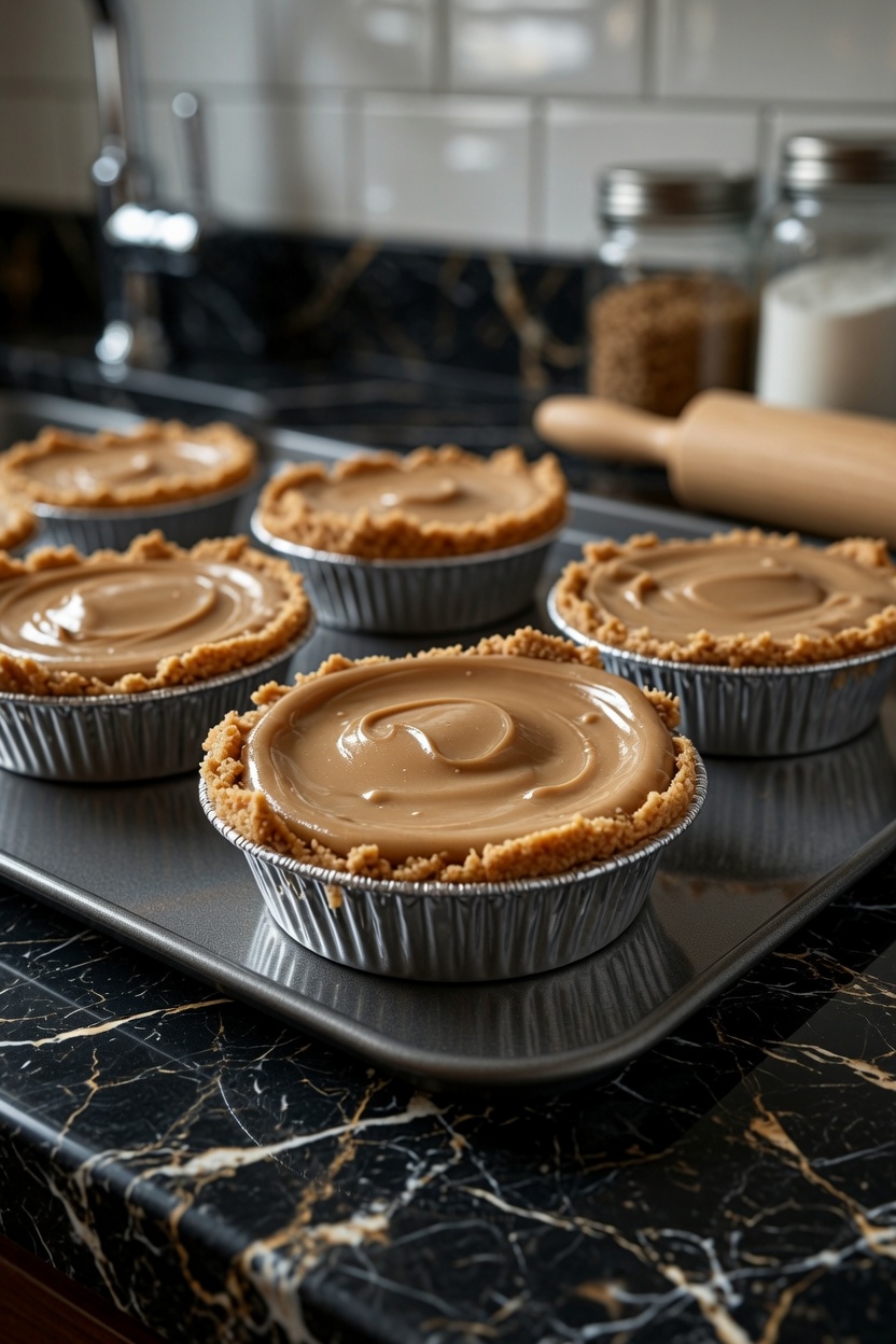 Mini Peanut Butter Cream Pies